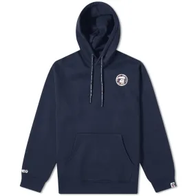 AAPE Hood Logo Popover HoodyNavy