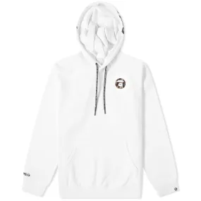 AAPE Hood Logo Popover HoodyWhite