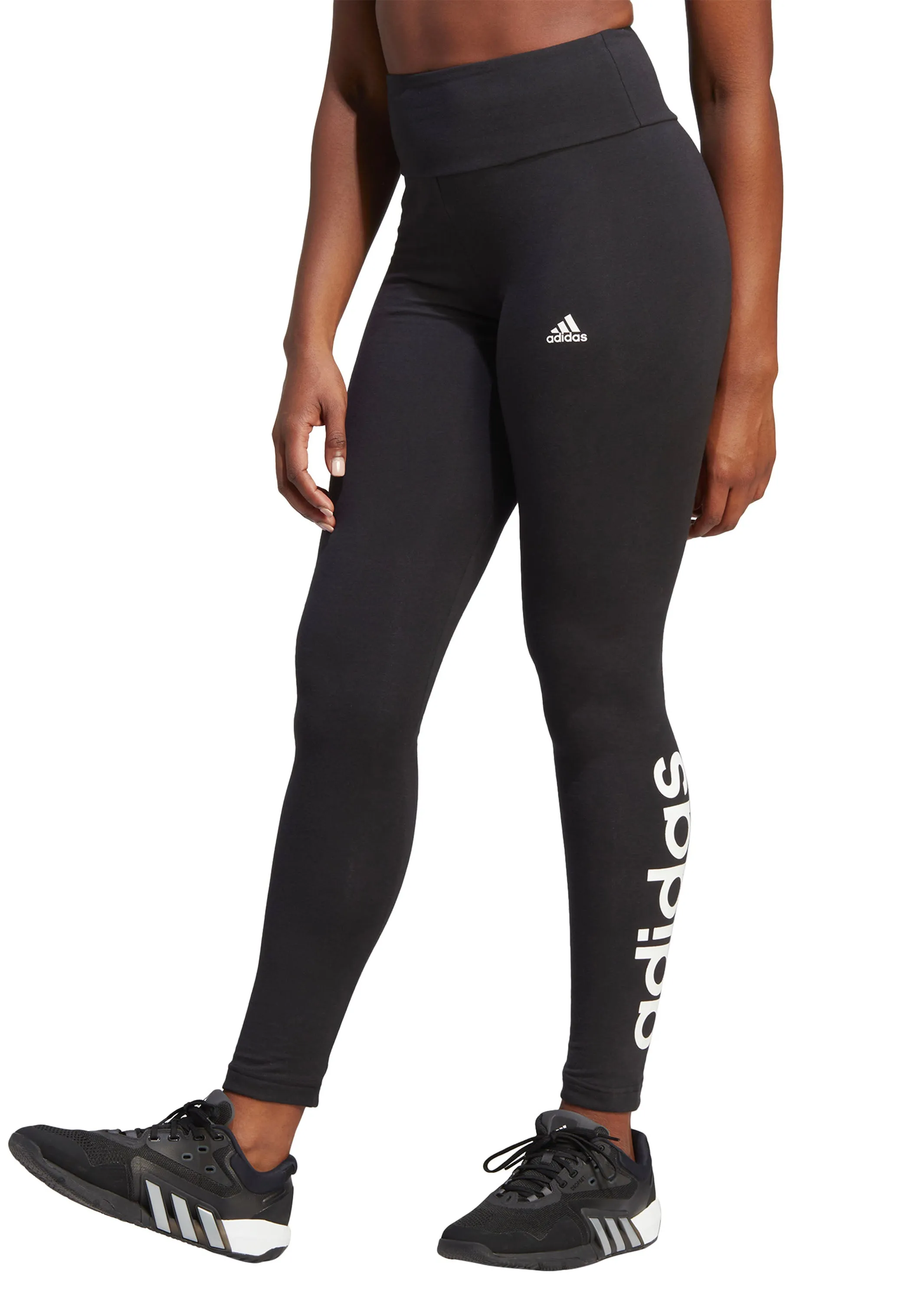 Adidas Womens Essential High-Waisted Logo Leggings  GL0633