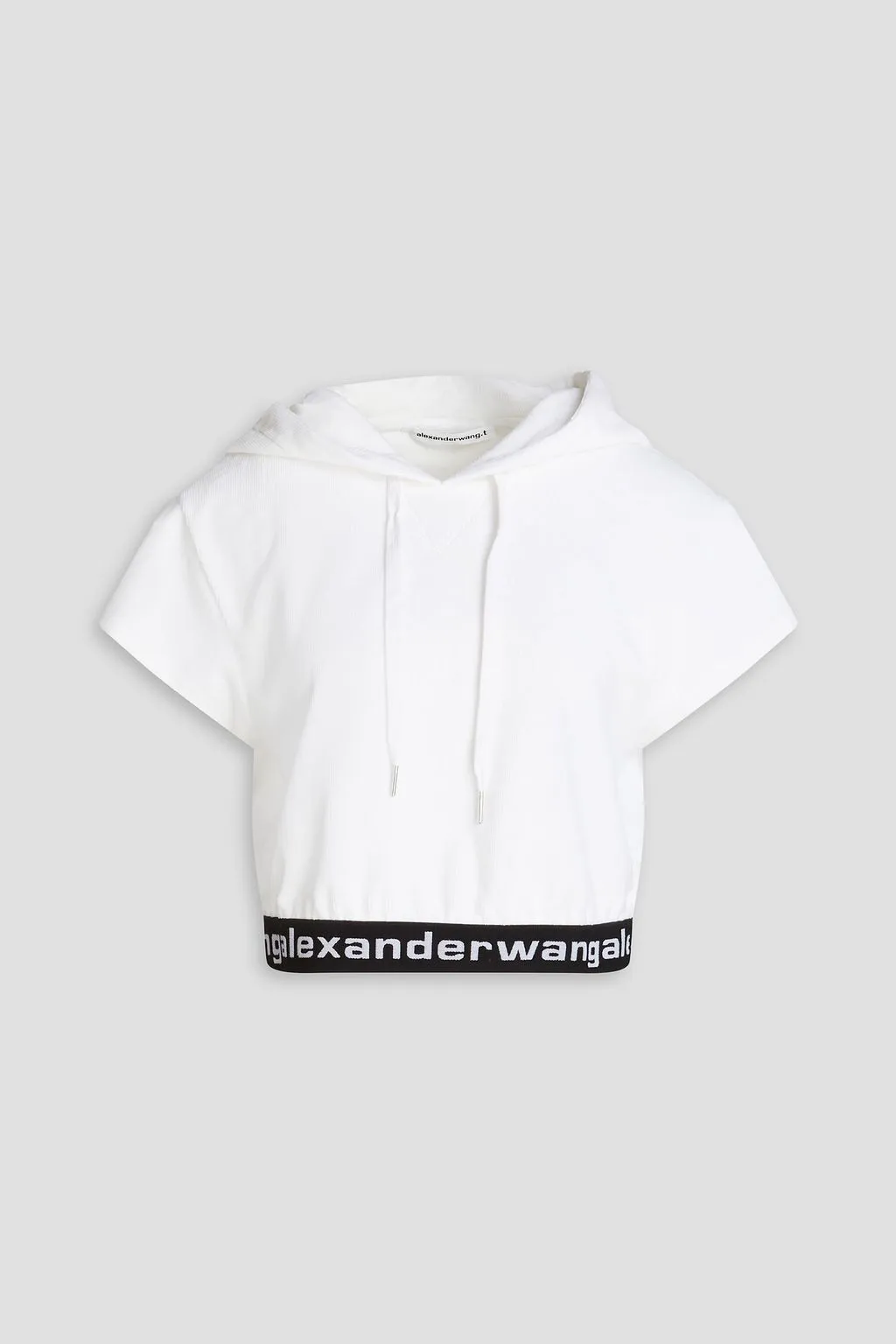 Alexander Wang  |Corduroy Street Style Plain Cotton Short Sleeves Logo