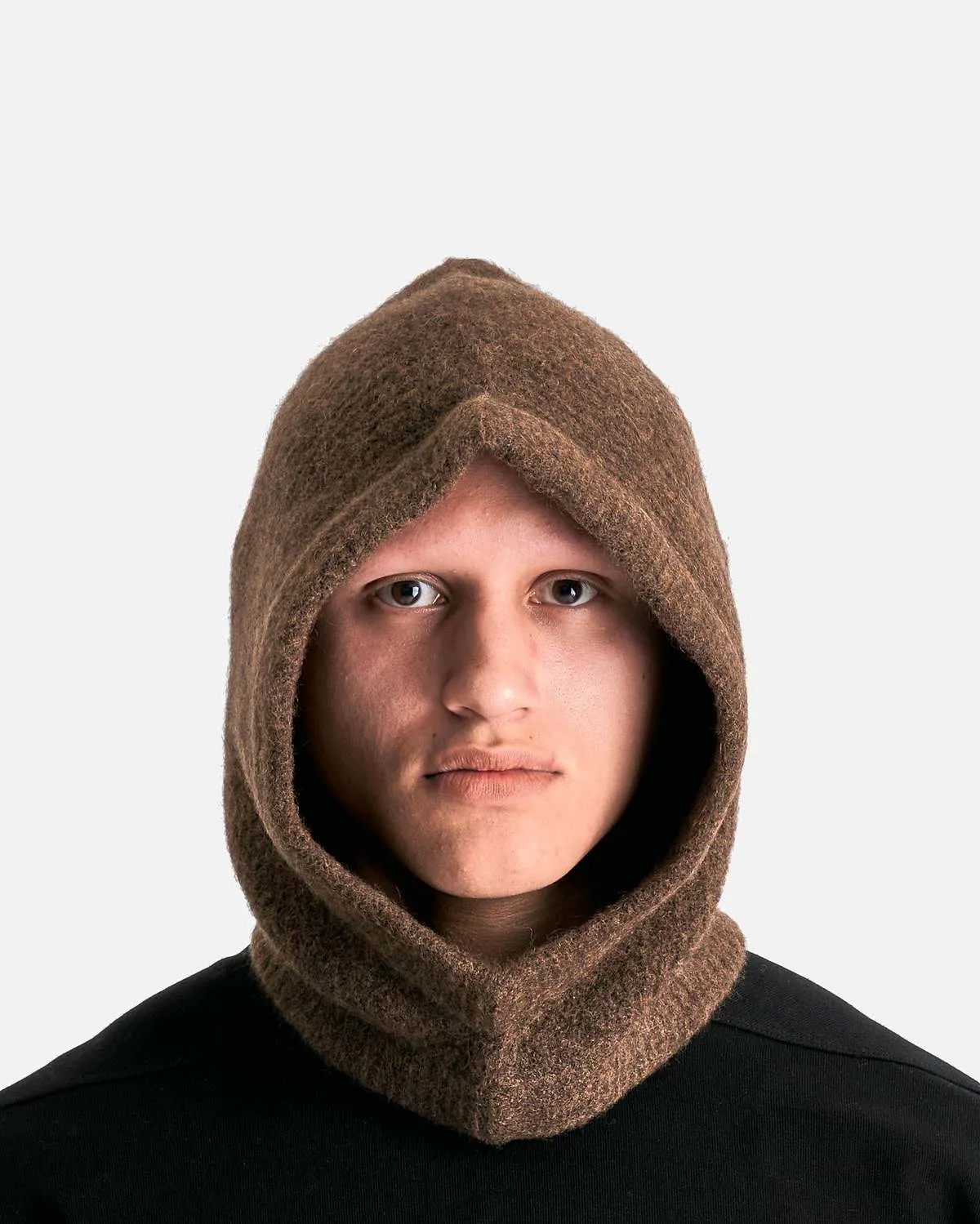 Alpaca Hood - Brown