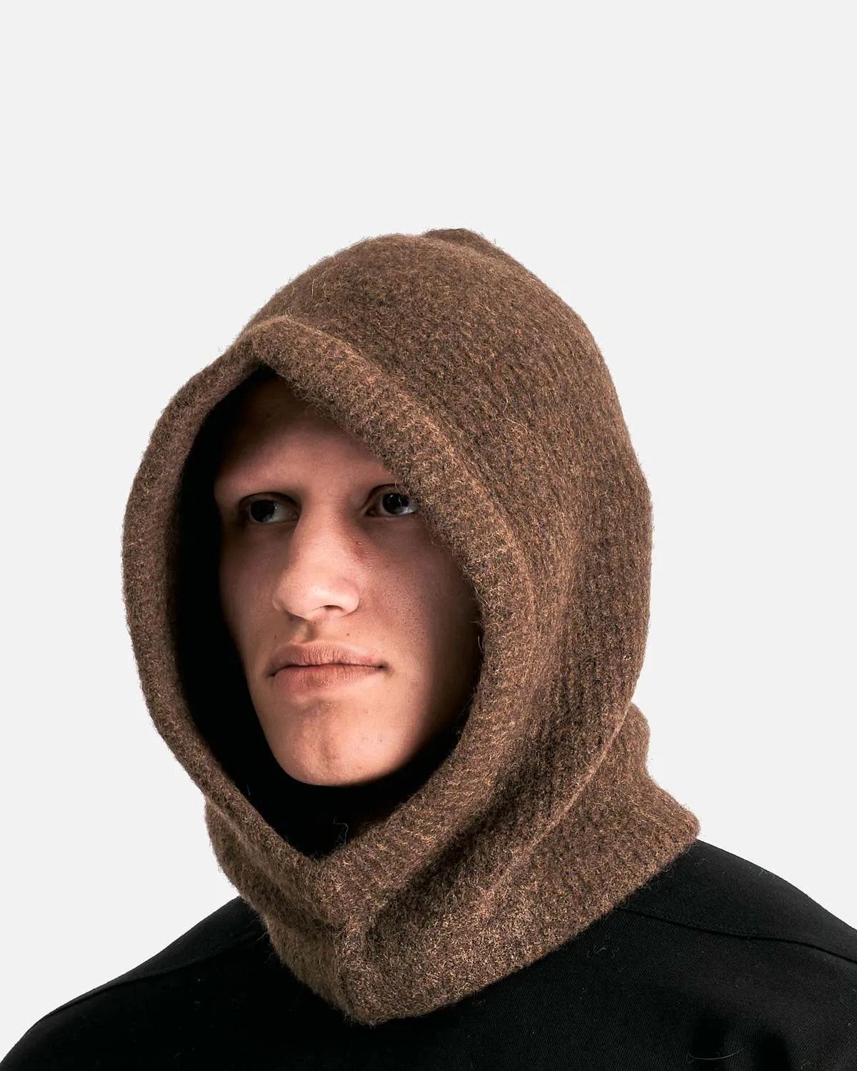 Alpaca Hood - Brown