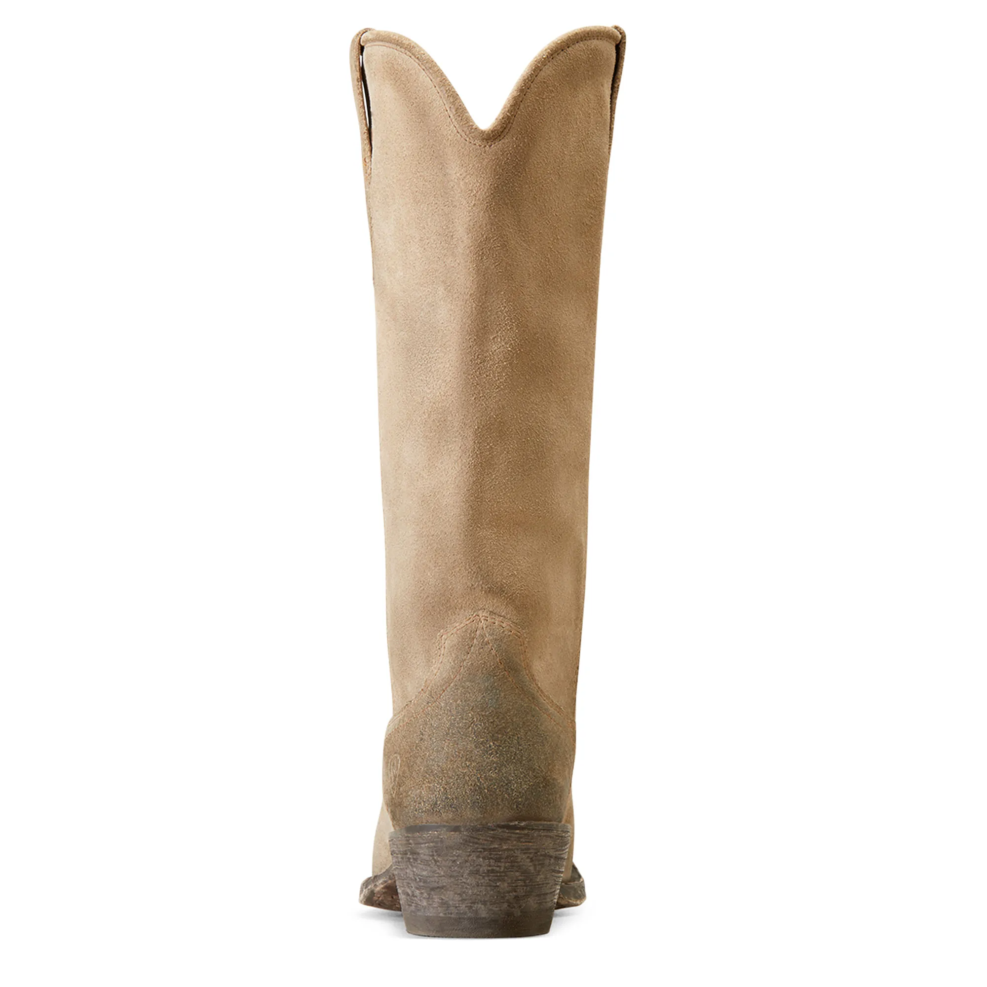 Ariat Womens Burnt Taupe Suede Memphis Western Boots