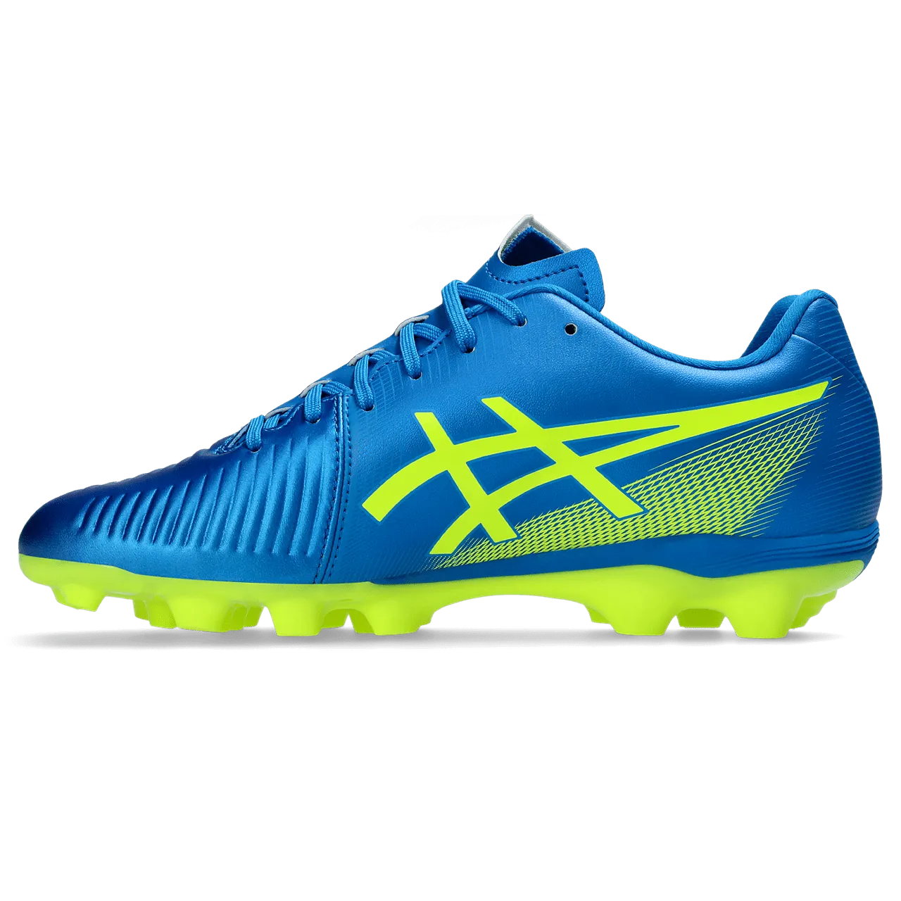 Asics Lethal Tigreor IT 3 FG Junior Football Boot BLUE/SAFTETY YELLOW