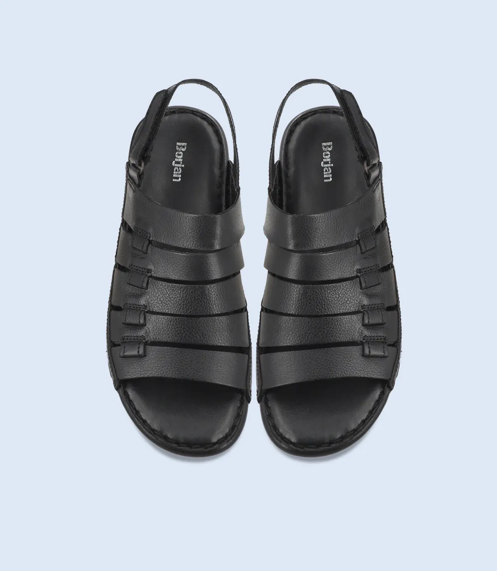 BM5489-BLACK-Men Sandal