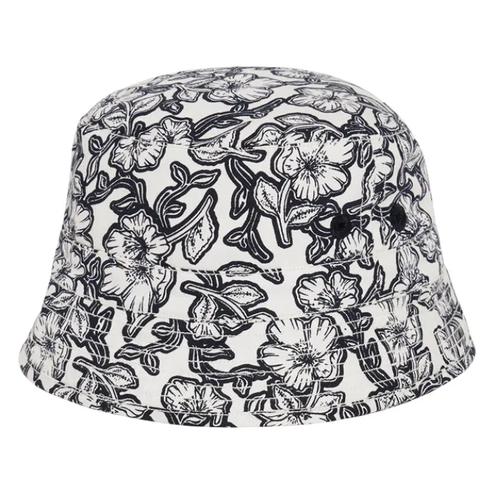 Bonpoint Child Bob Aloha Hat Black Floral