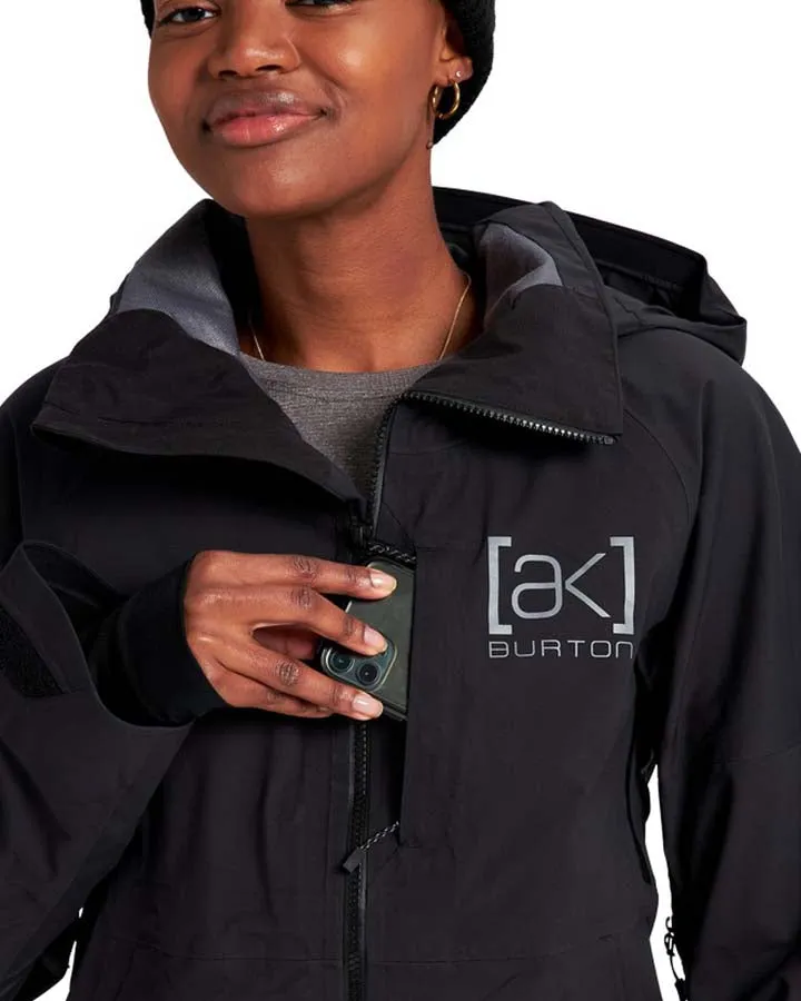 Burton Womens [ak] Kimmy Gore-Tex 3L Stretch Jacket - True Black - 2023