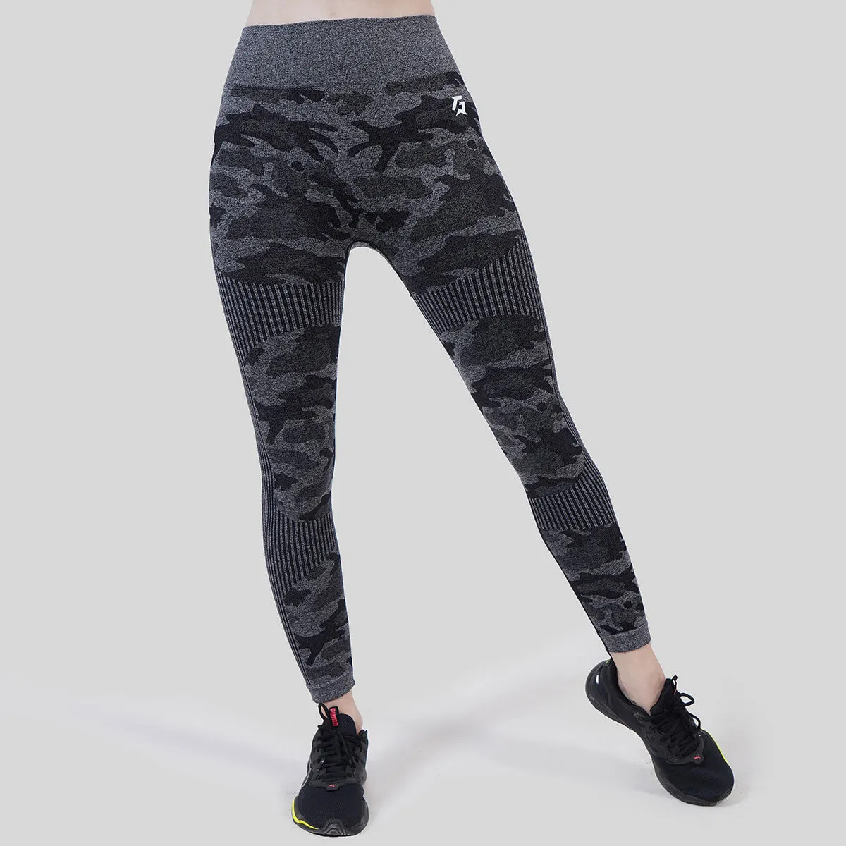 Camo Seamless Leggings (Black)