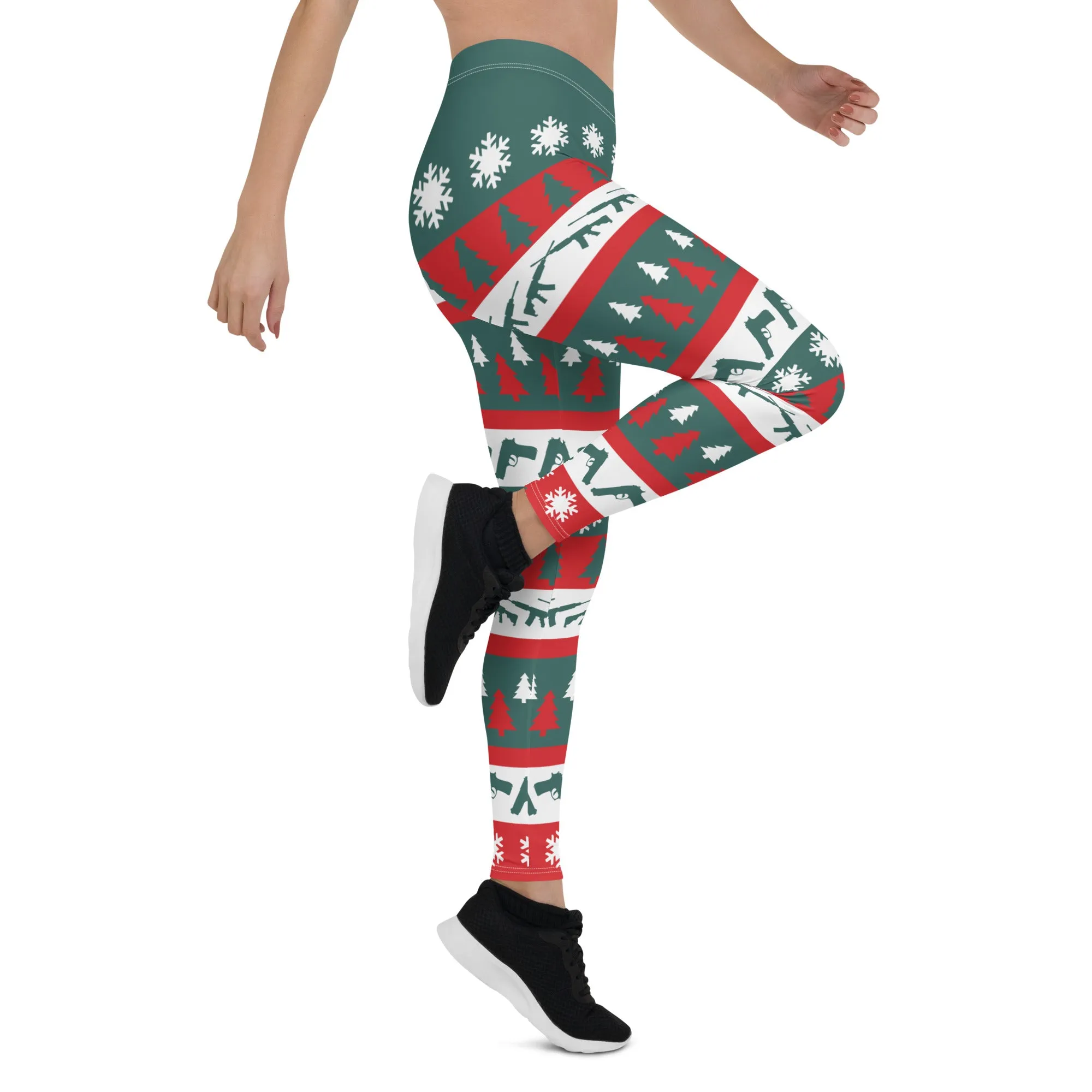 Christmas and Guns Leggings