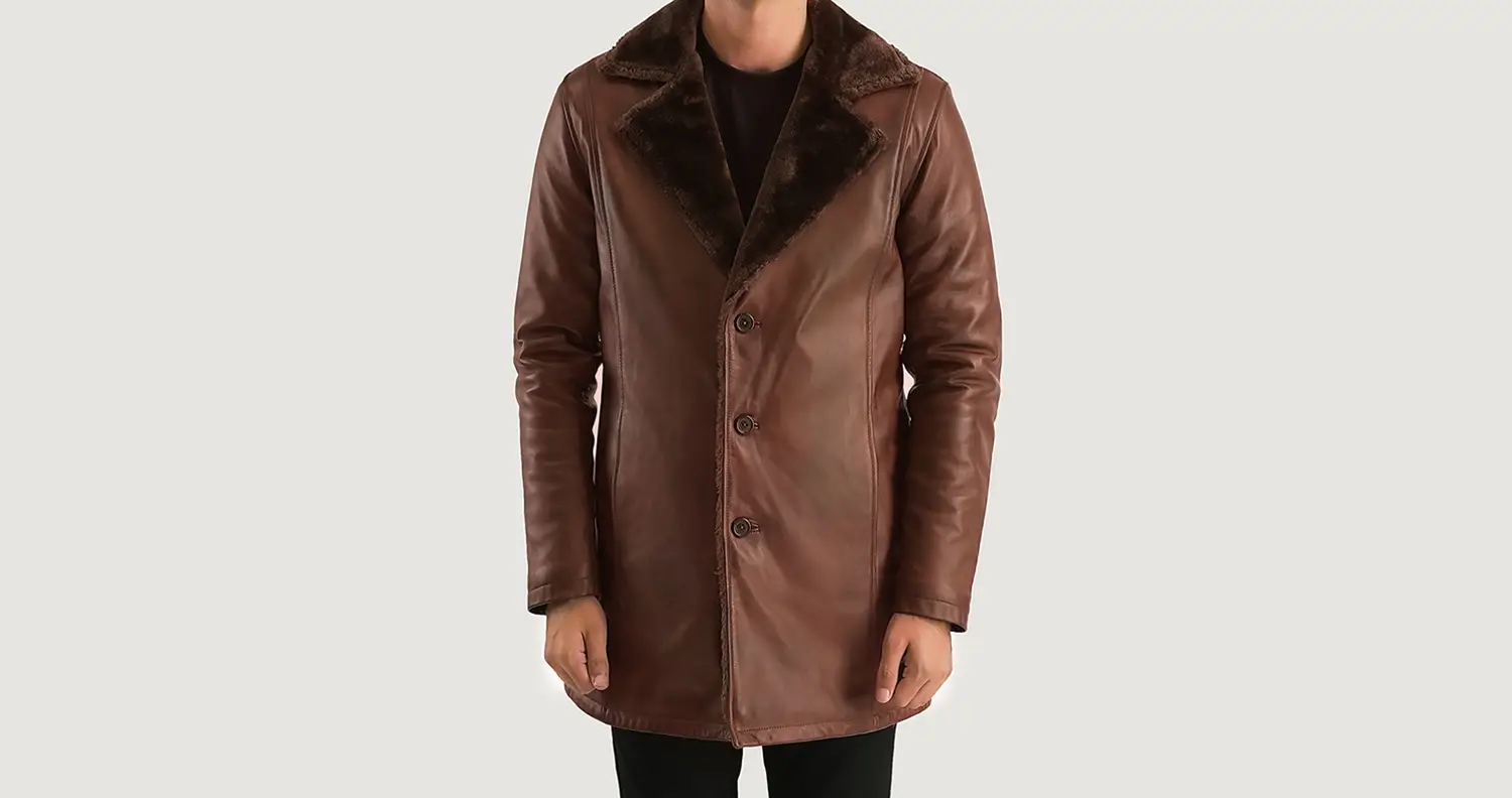 Cinnamon Leather Fur Coat