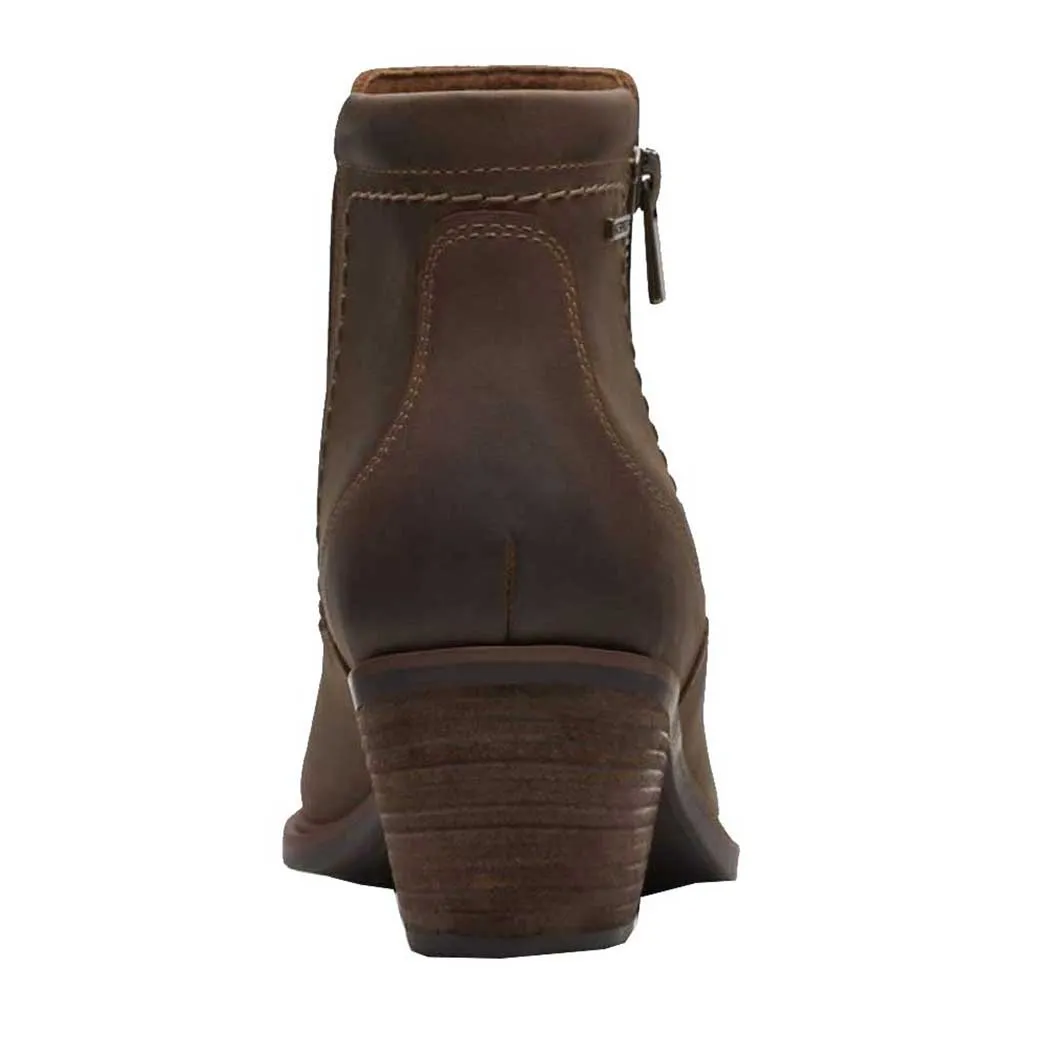 Clarks Neva Zip WP Heeled Bootie Taupe (Women's)