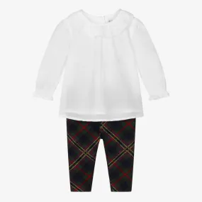 Cotton Blouse & Leggings Set