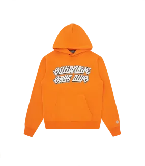 CURSIVE LOGO POPOVER HOOD - ORANGE