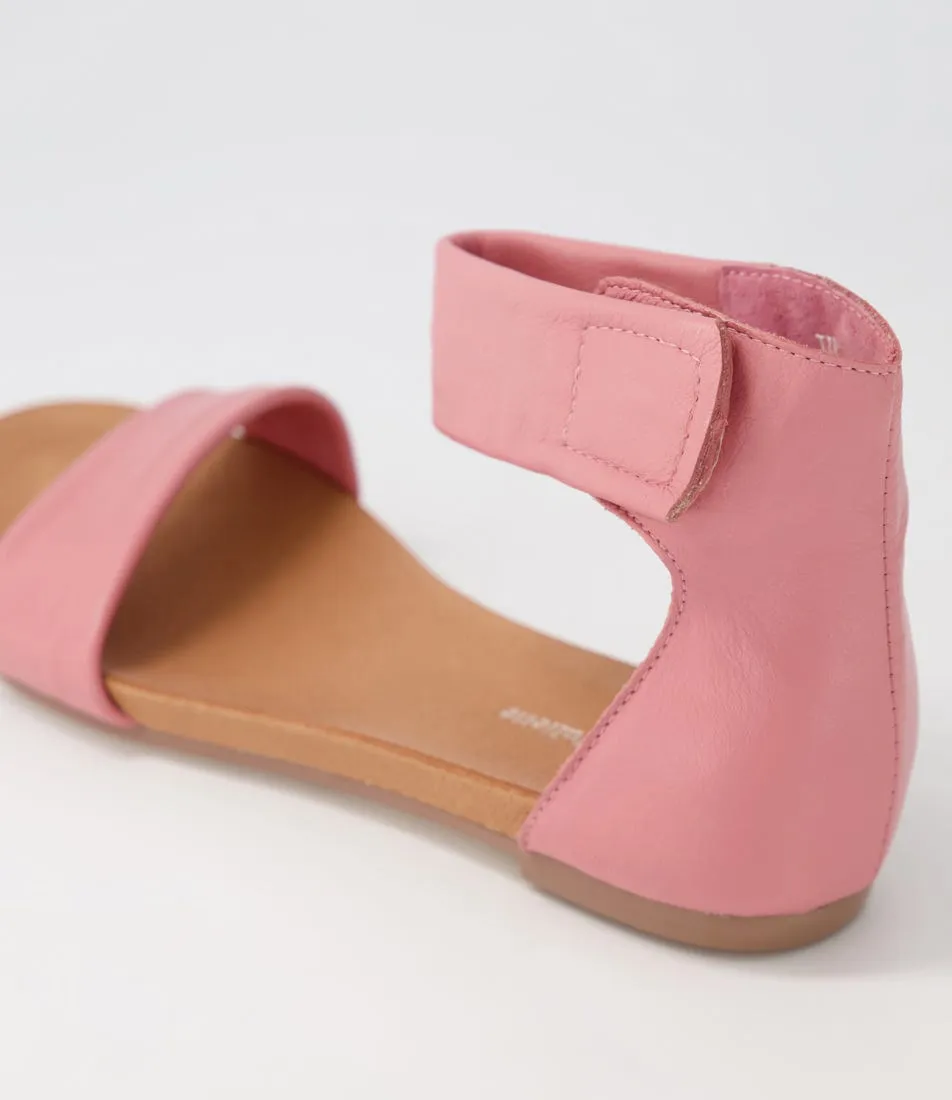 DJANGO & JULIETTE Juzz Pretty Pink Leather Sandals