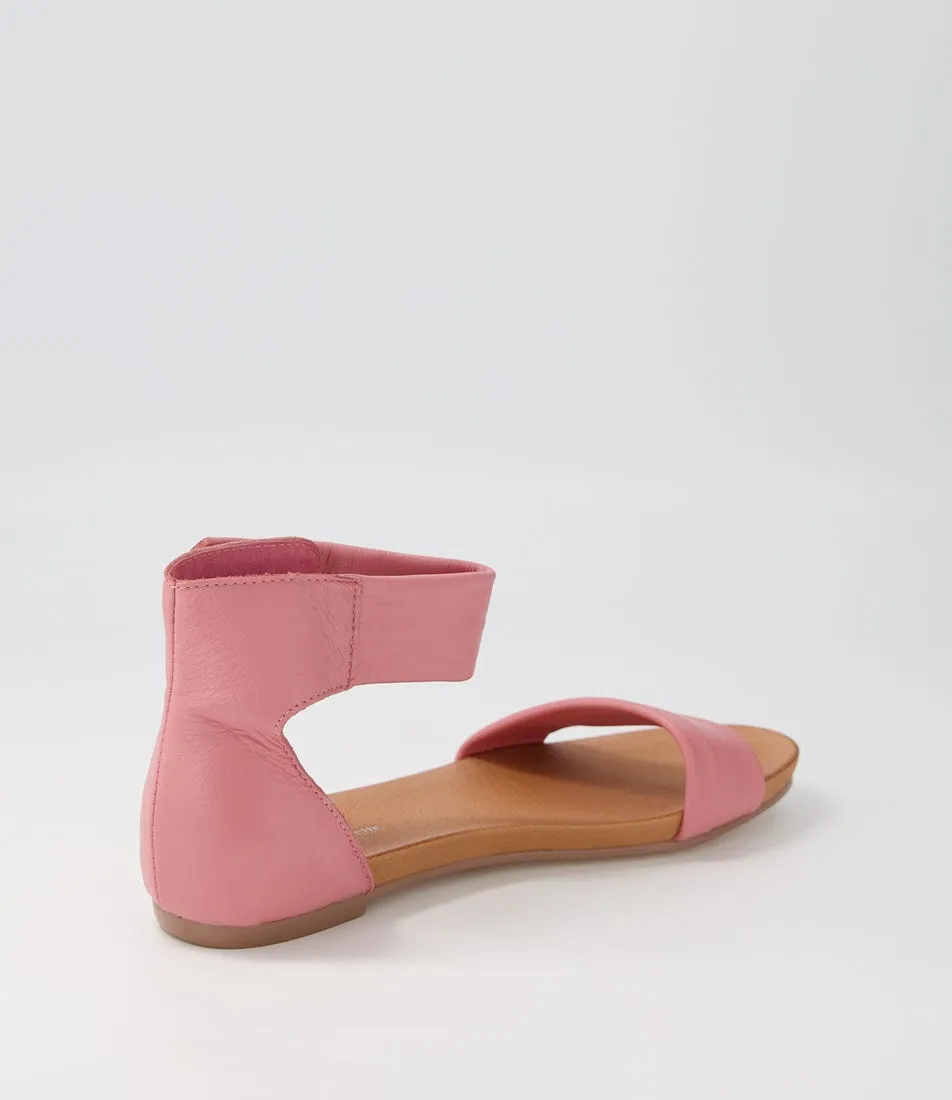 DJANGO & JULIETTE Juzz Pretty Pink Leather Sandals