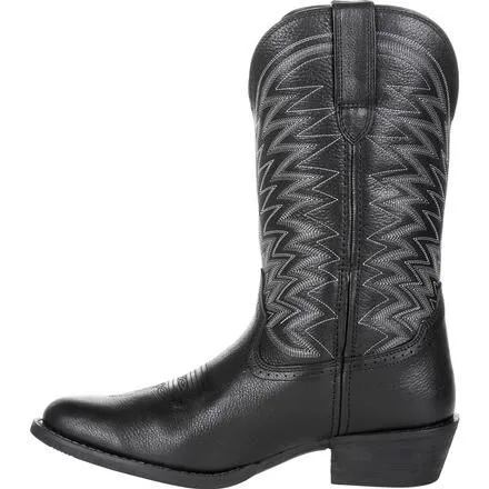 Durango® Rebel Frontier™ Black Western R-Toe Boot