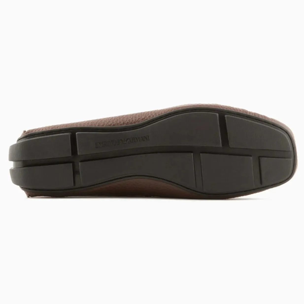 Emporio Armani Tumbled-leather driving shoes