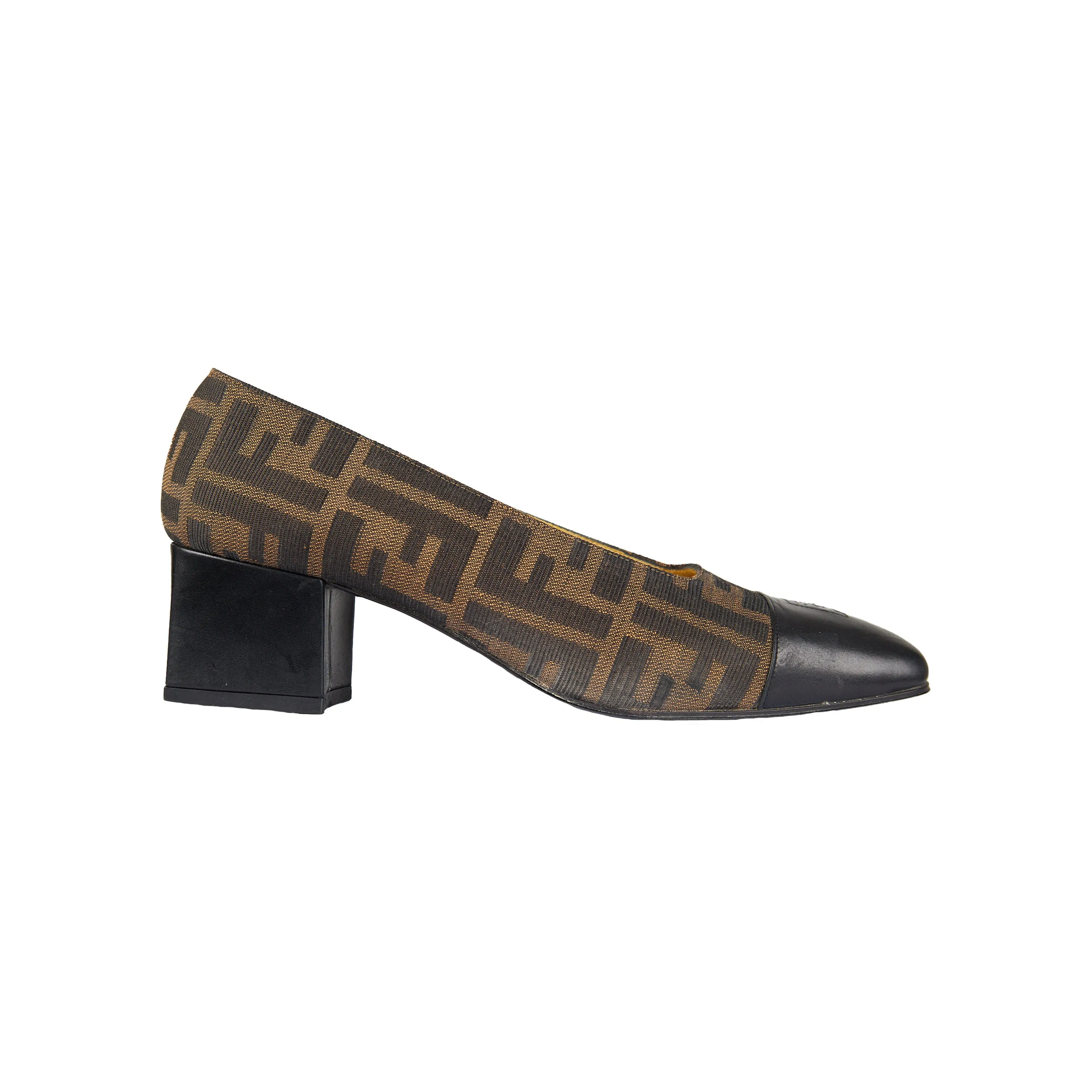 Fendi Zucca Monogram Pump Shoes - '90s