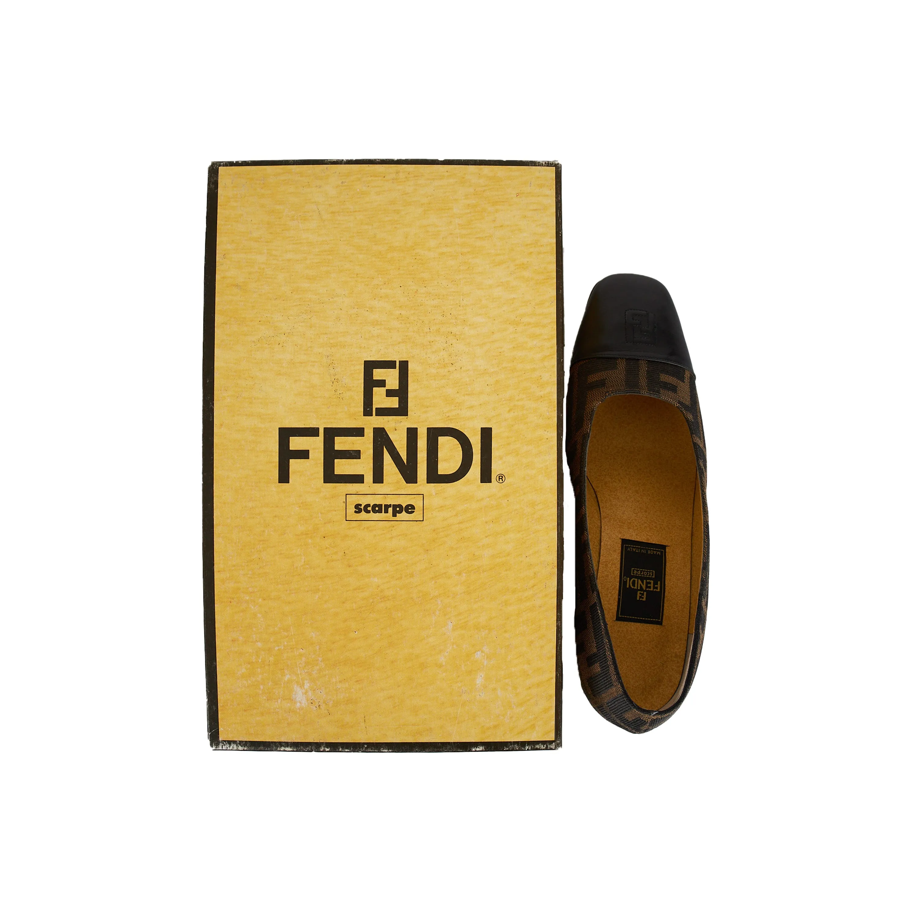 Fendi Zucca Monogram Pump Shoes - '90s