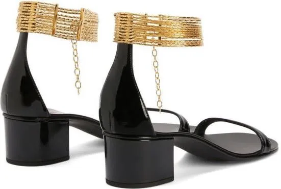 Giuseppe Zanotti Kay leather sandals Black