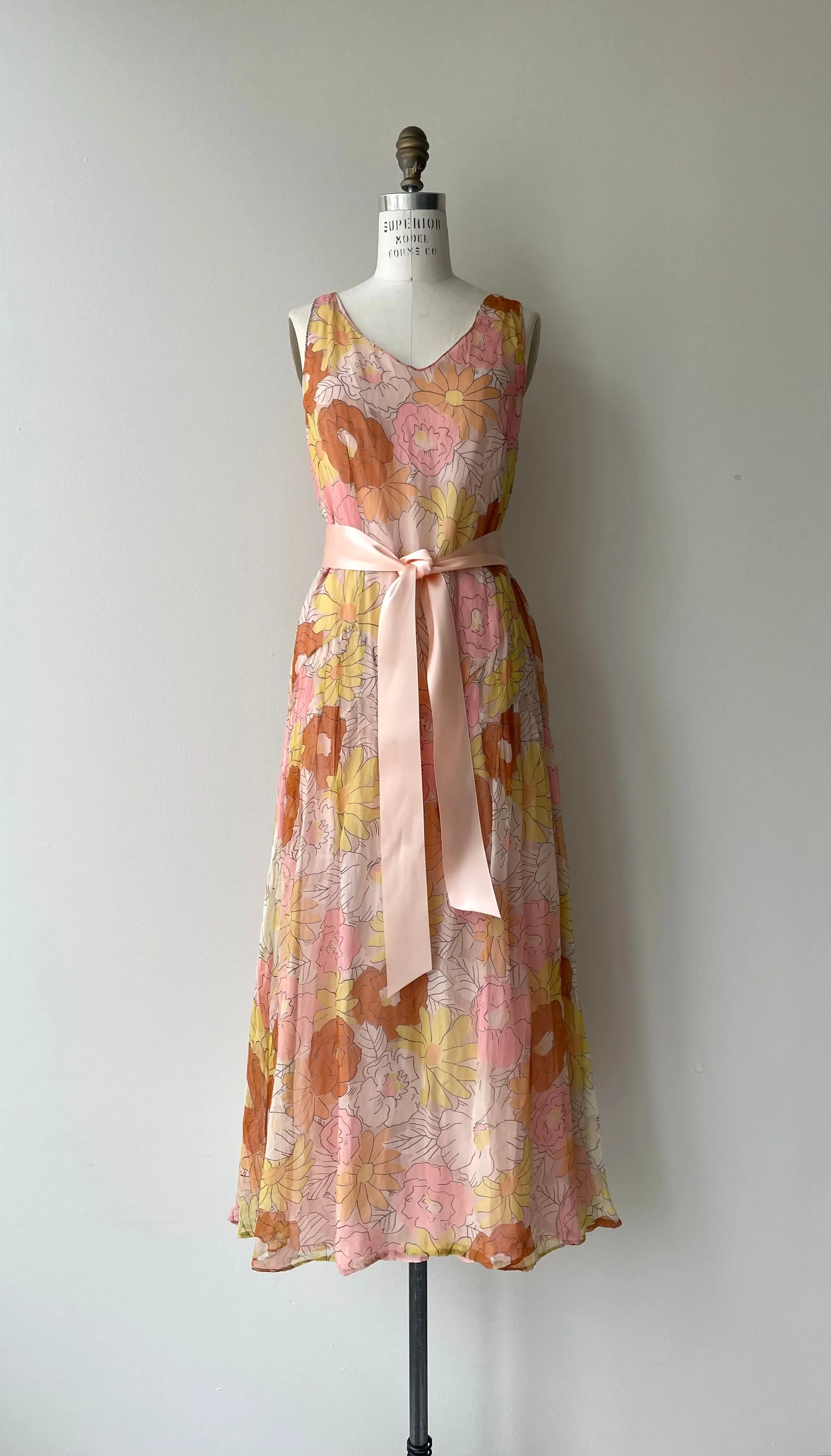 Golden Coast 1920s Dress