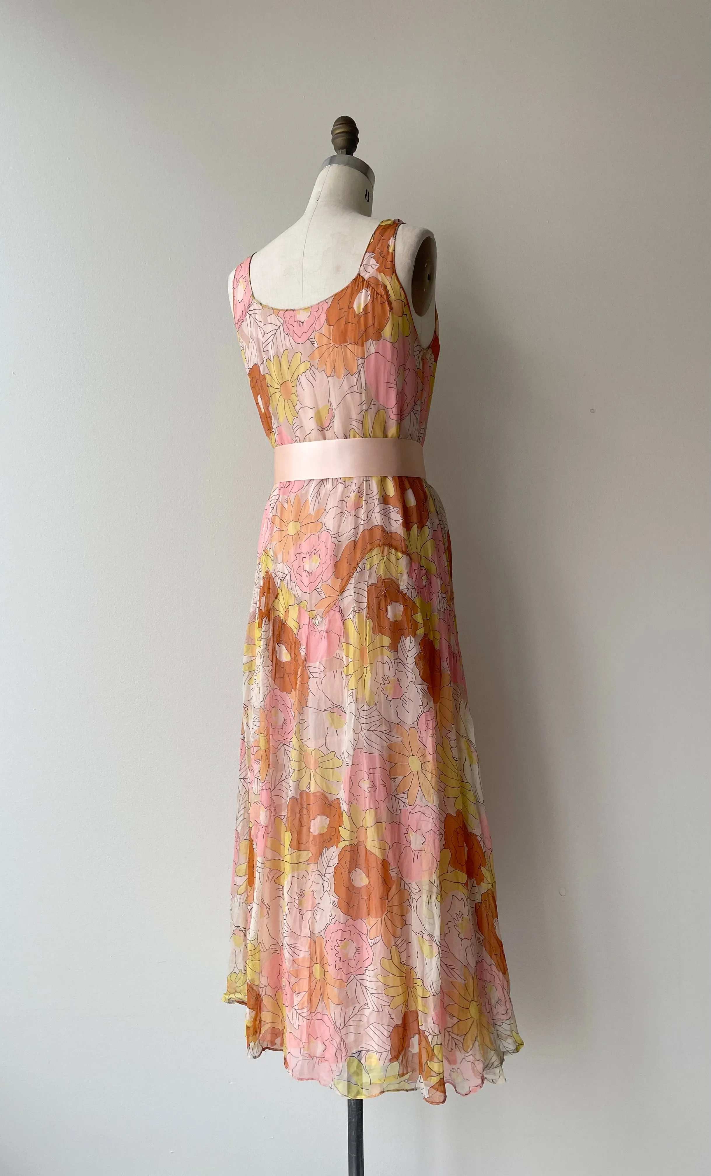 Golden Coast 1920s Dress