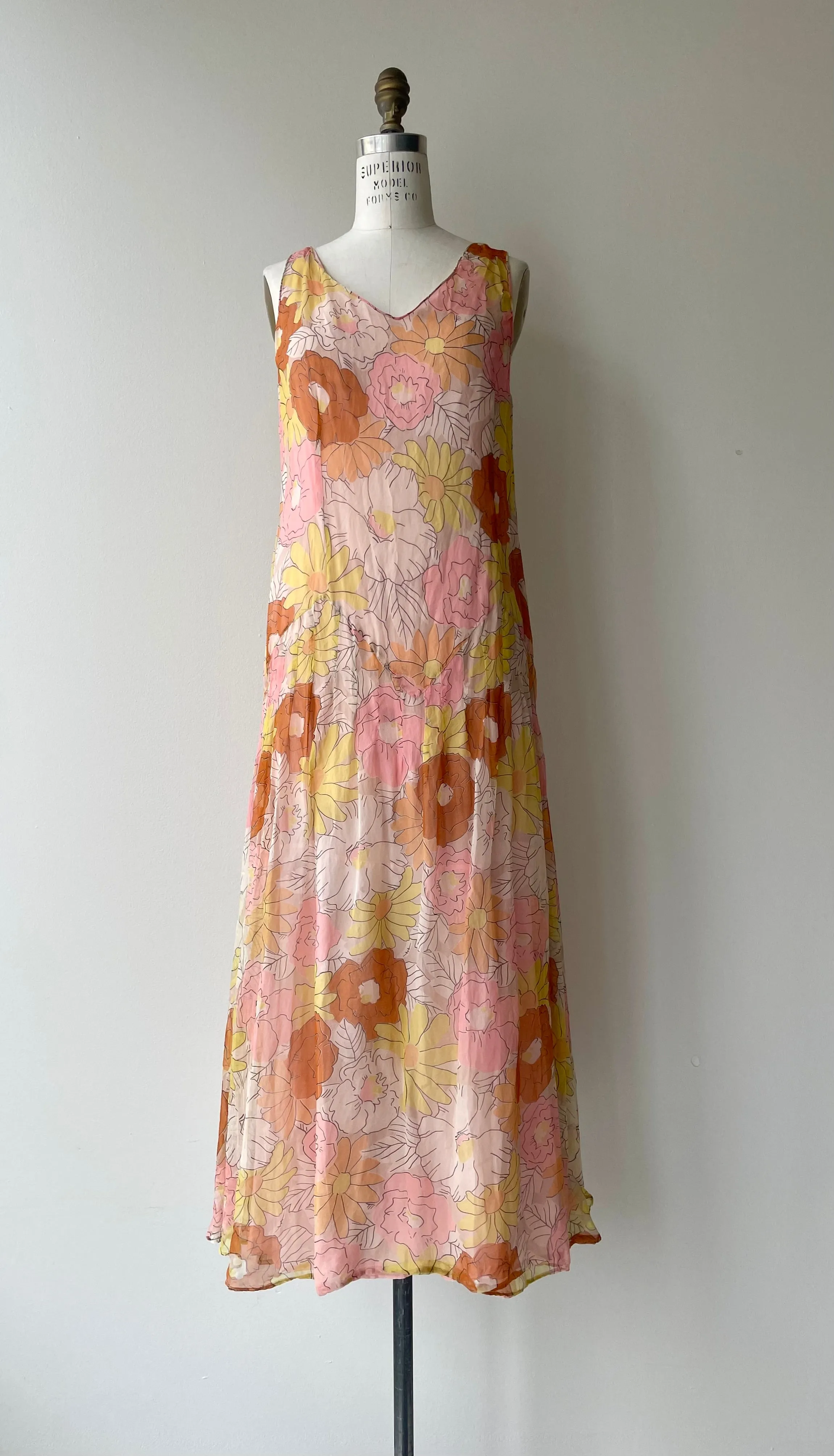 Golden Coast 1920s Dress