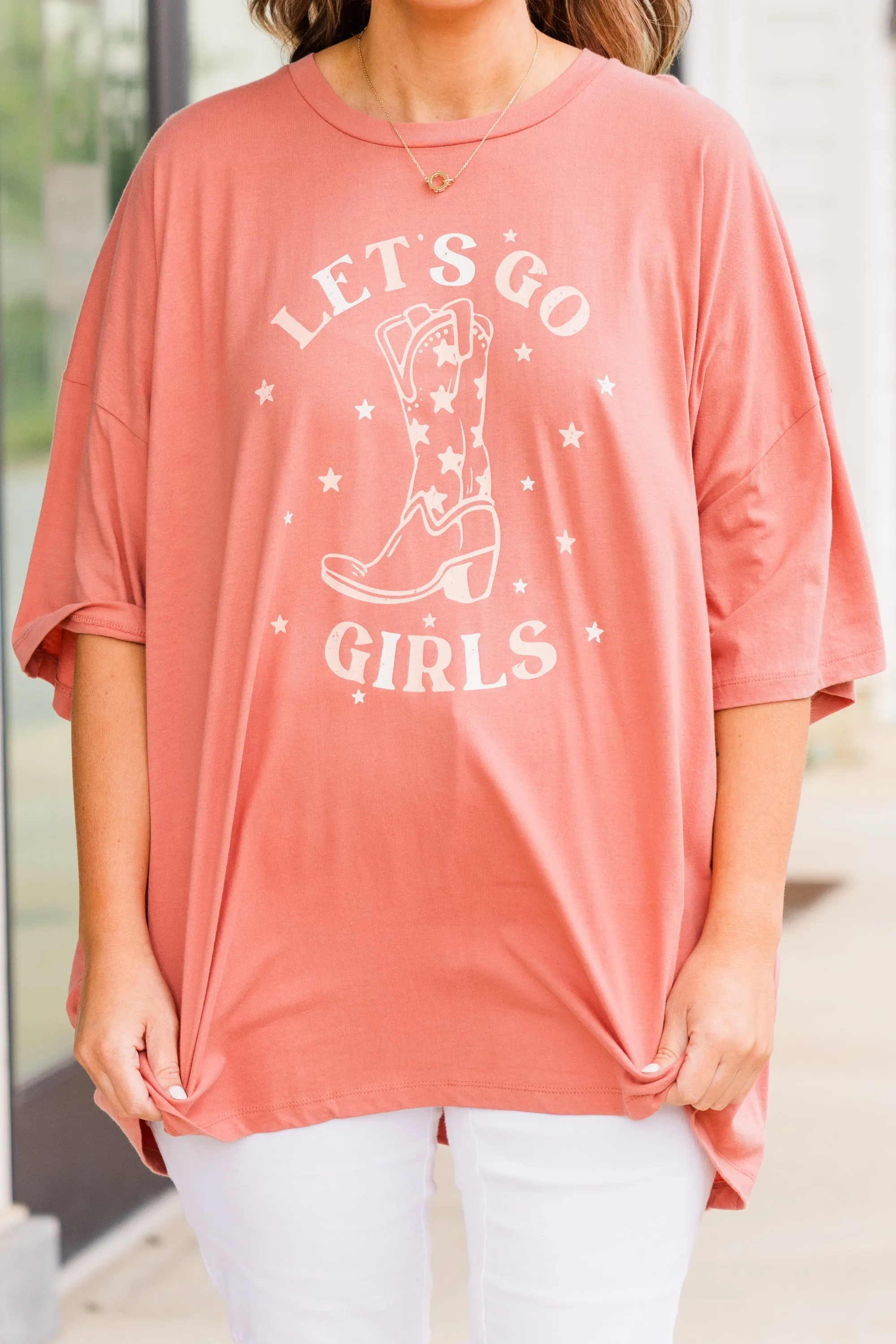 Gonna Make Some Noise Boyfriend Tee, Ash Rose