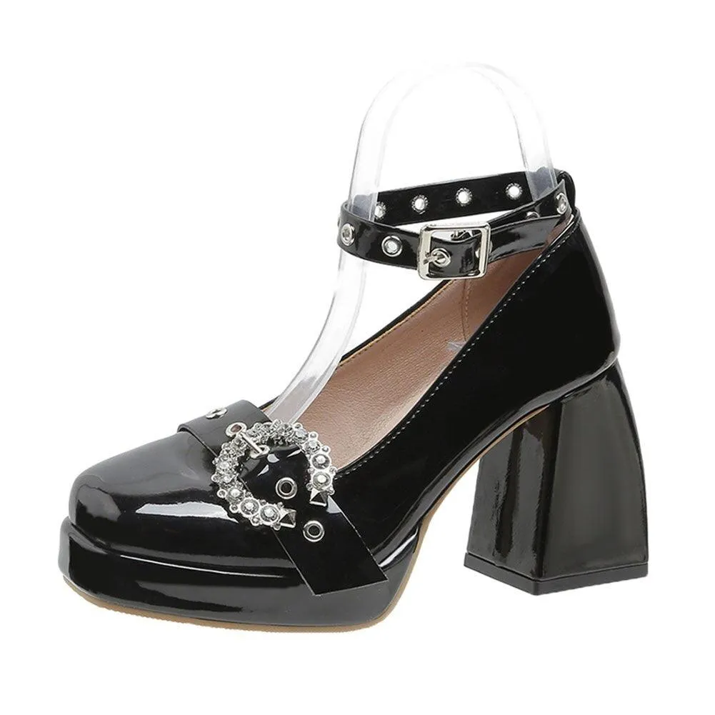 Gothic Style Sweet Girl Office Lady High Heels Pumps