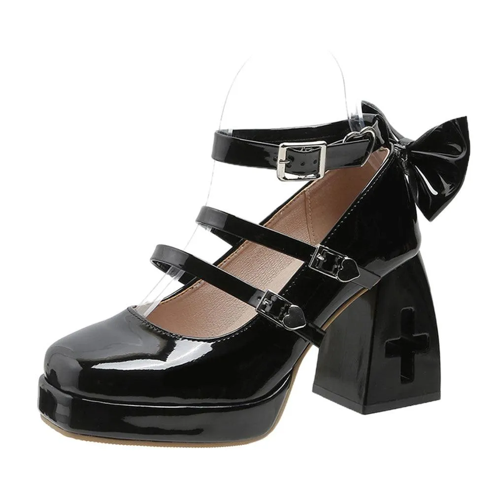 Gothic Style Sweet Girl Office Lady High Heels Pumps