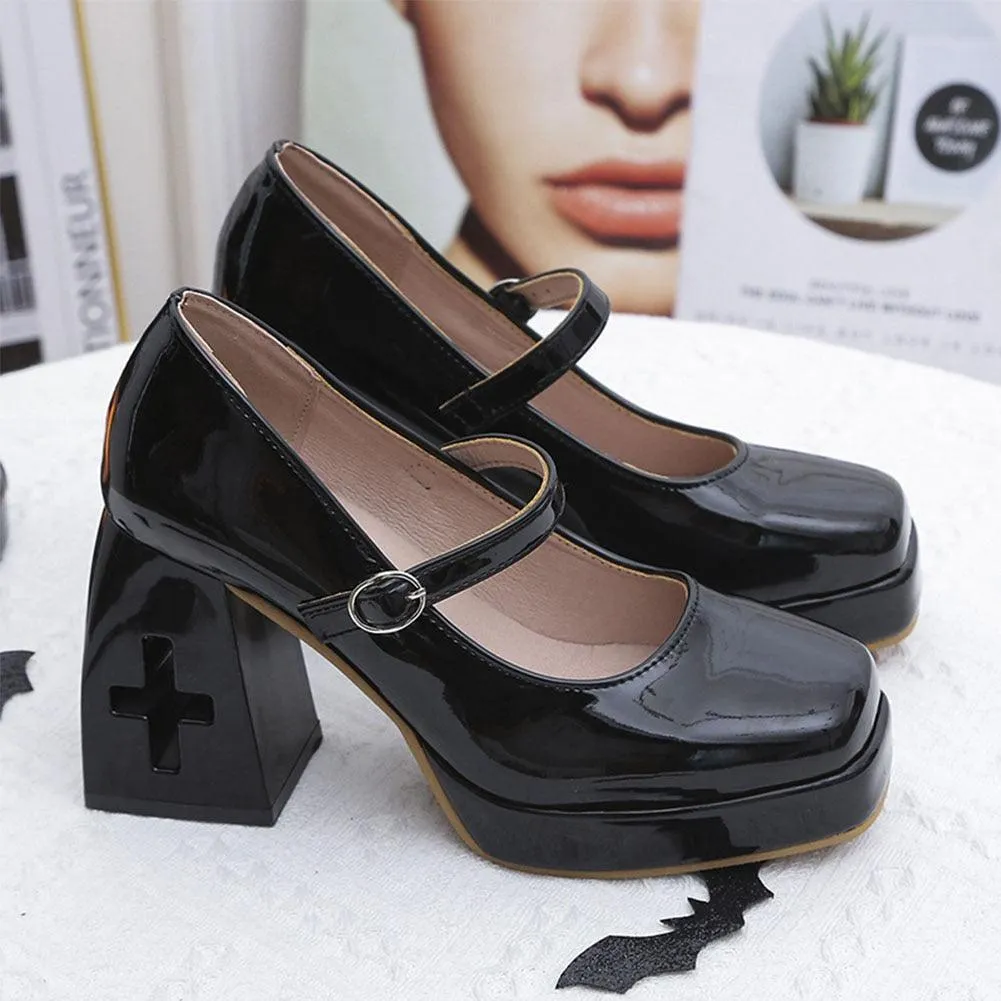 Gothic Style Sweet Girl Office Lady High Heels Pumps