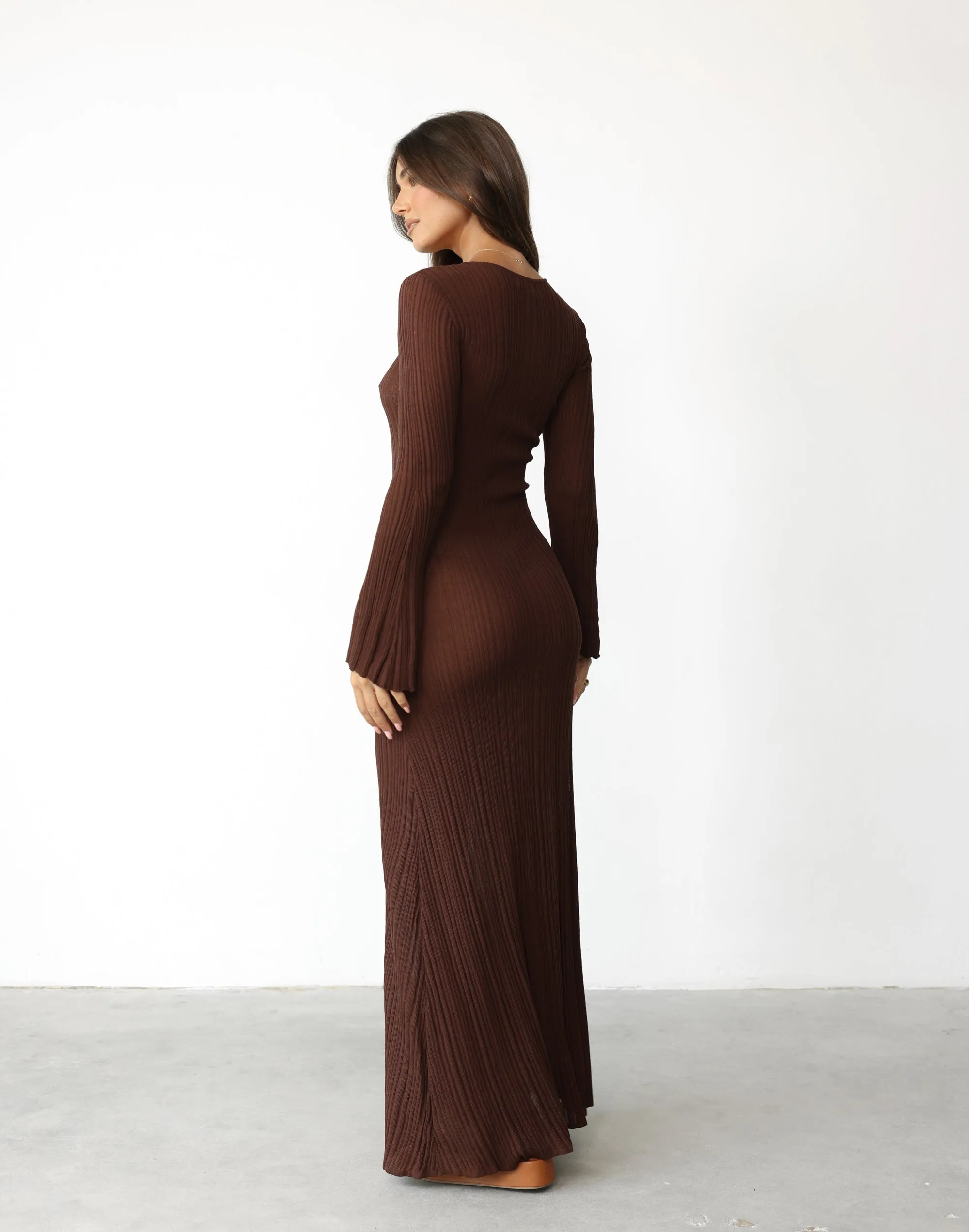 Harmonia Maxi Dress (Cocoa)