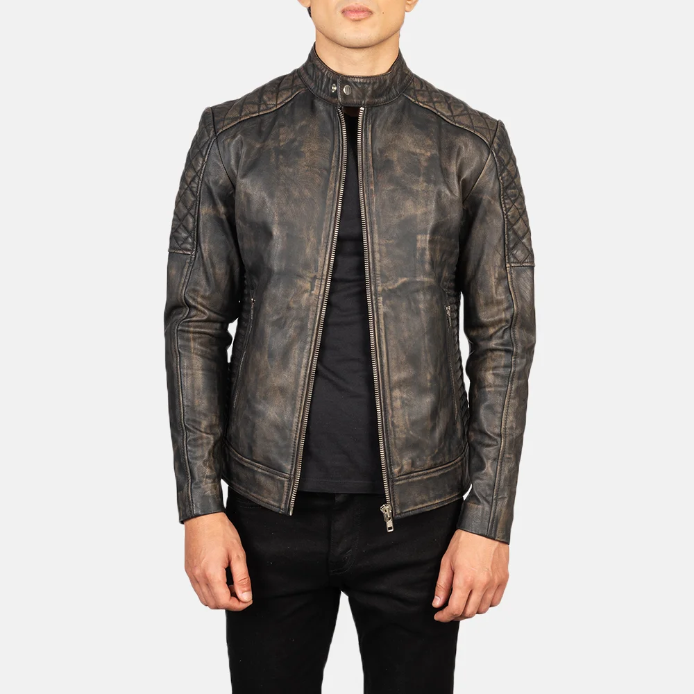 HILLER LEATHER JACKET