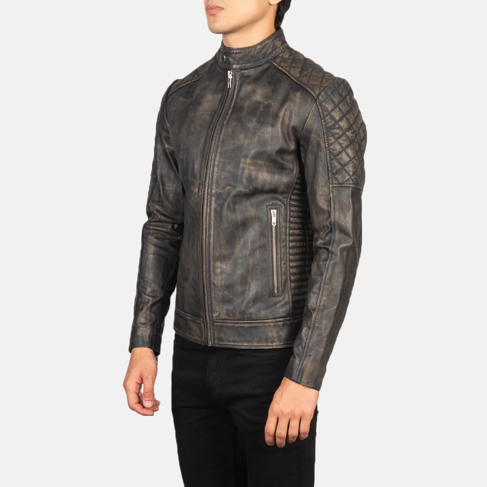 HILLER LEATHER JACKET