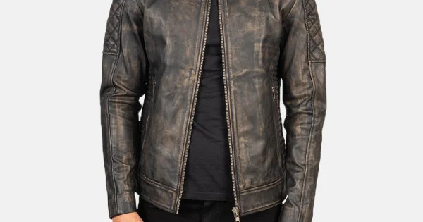 HILLER LEATHER JACKET