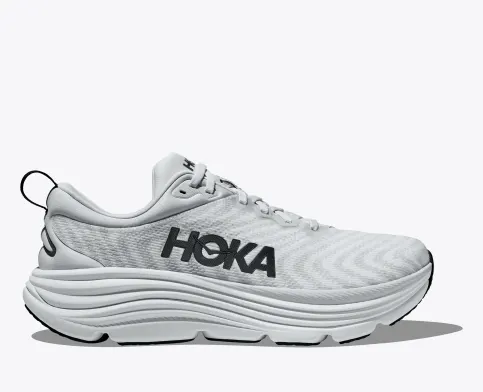 Hoka Men’s Gaviota 5 Athletic Shoes- Nimbus Cloud/Steel Wool