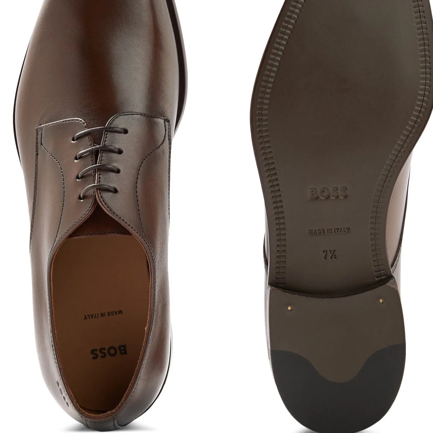 Hugo Boss Italian-made Derby Shoes