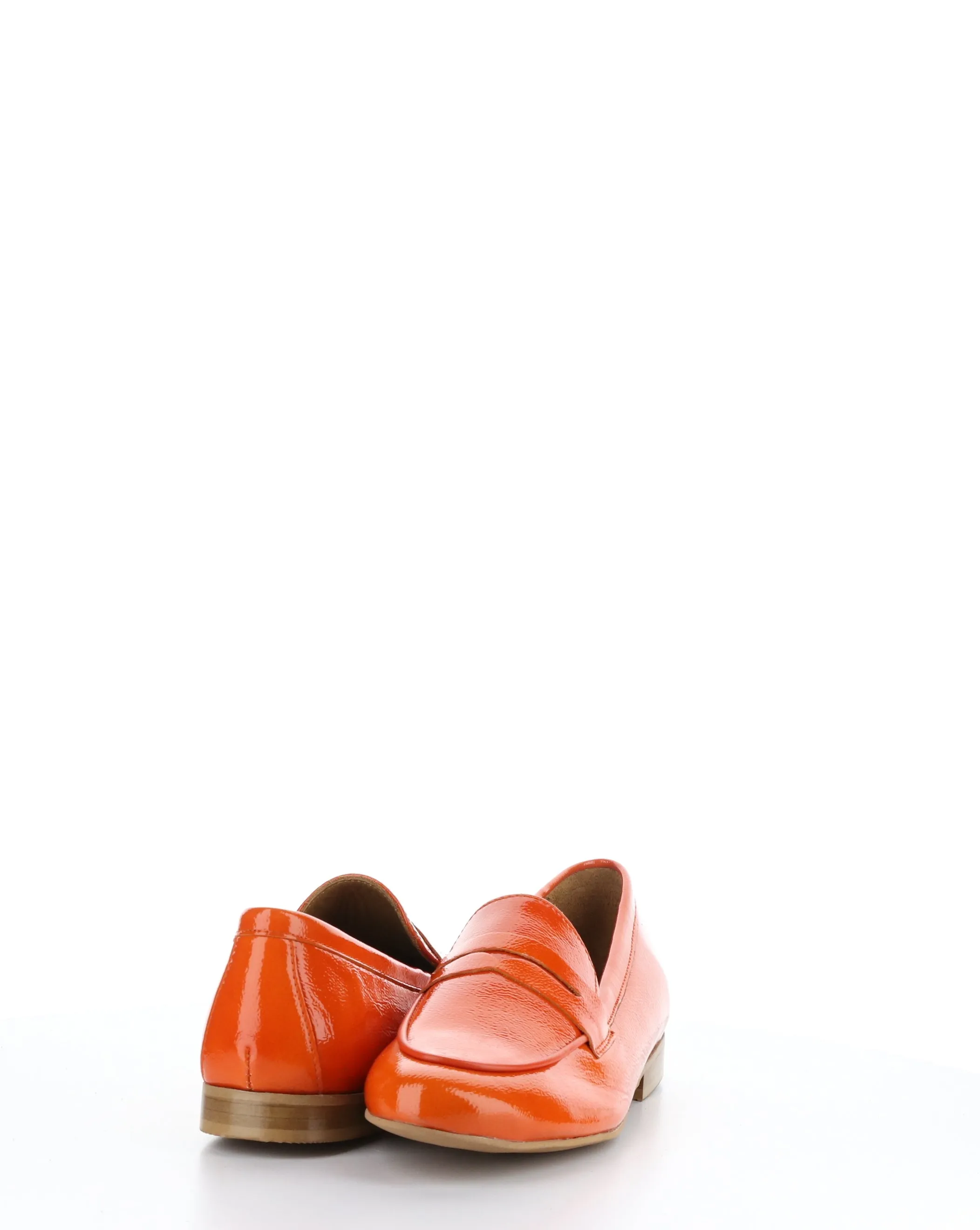 JENA DEEP ORANGE Round Toe Shoes