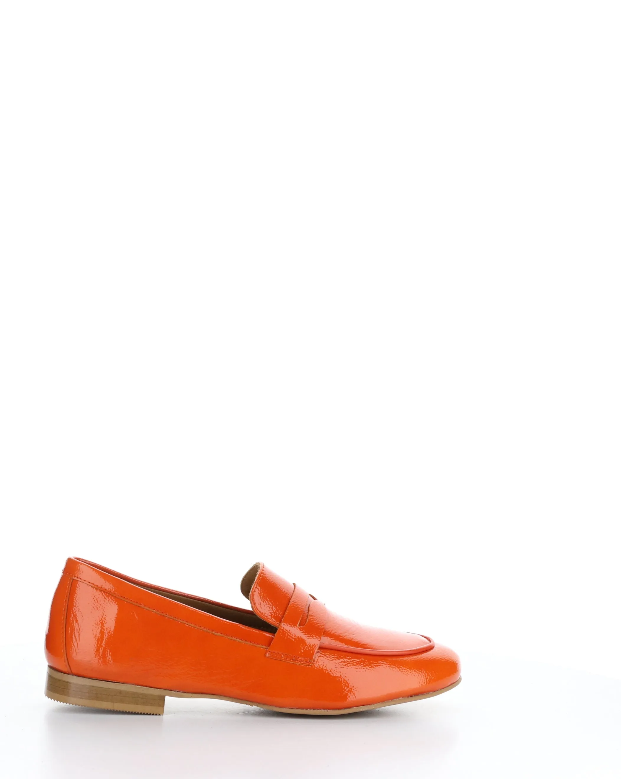 JENA DEEP ORANGE Round Toe Shoes