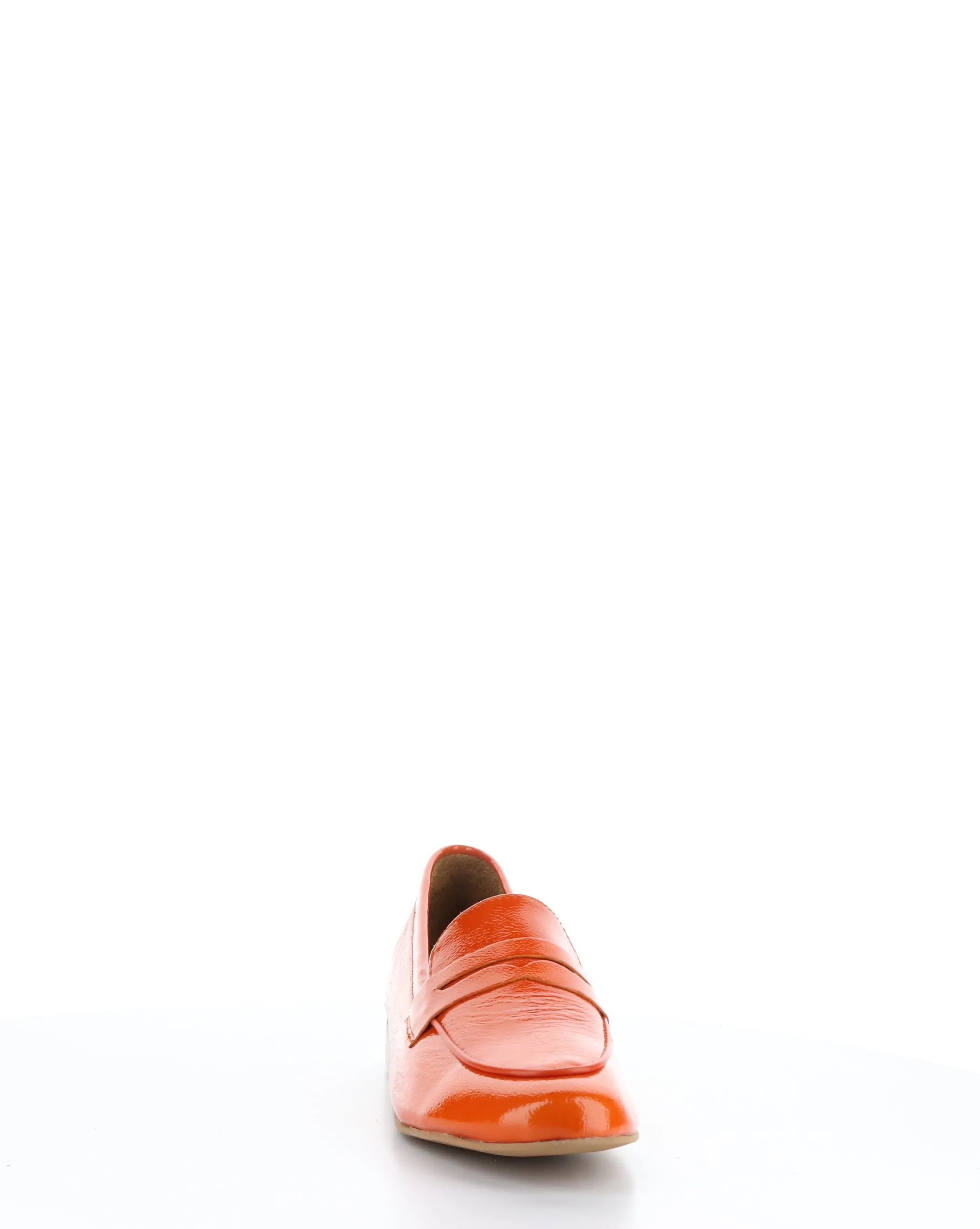 JENA DEEP ORANGE Round Toe Shoes