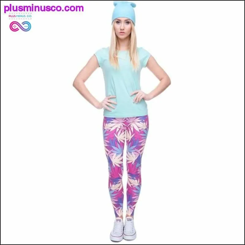 Jungle Marijuana Leaf Leggings