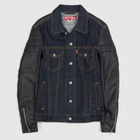 Junya Watanabe Man x Levi's® Denim Trucker Jacket with Leatherette Sleeves