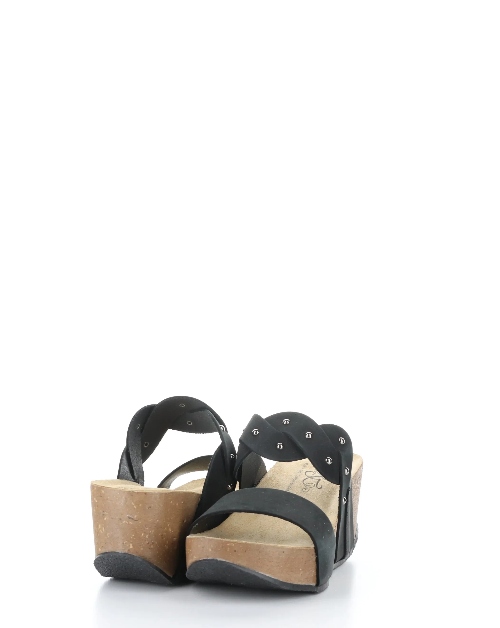 LARINO BLACK Slip-on Sandals