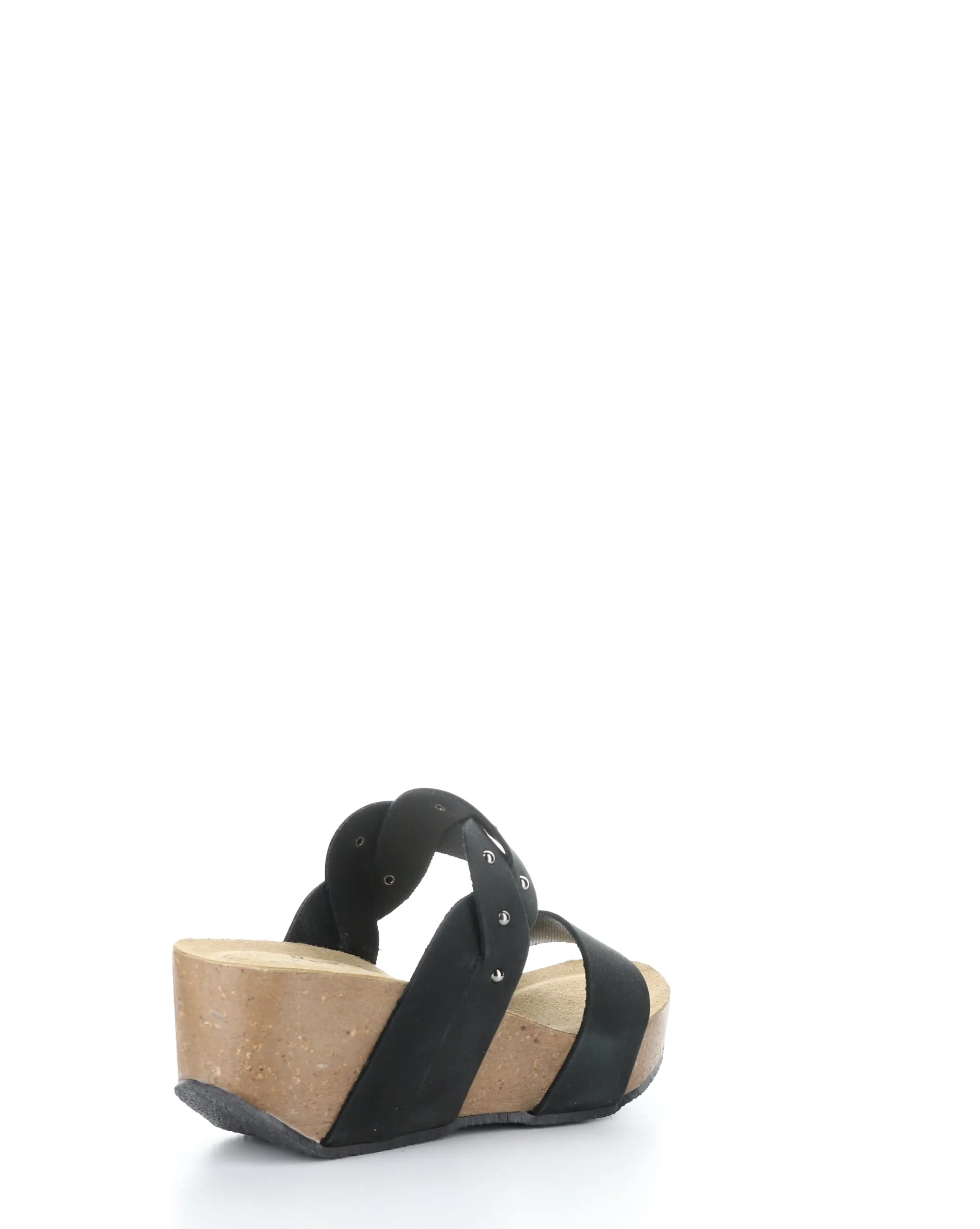 LARINO BLACK Slip-on Sandals