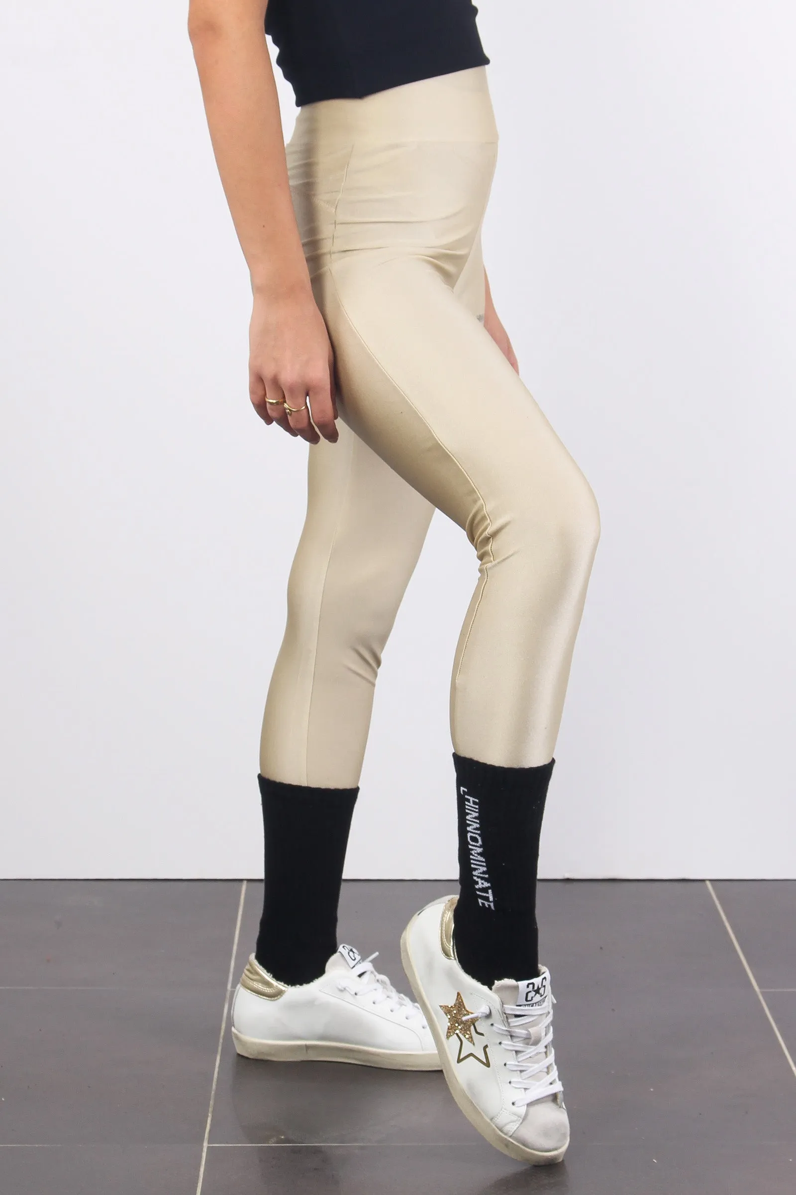 Leggings Lycra Beige Sand