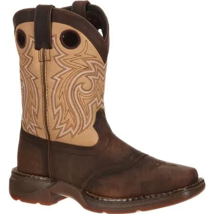 Lil' Rebel™ by Durango® Big Kid Saddle Western Boot