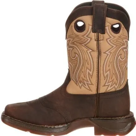 Lil' Rebel™ by Durango® Big Kid Saddle Western Boot