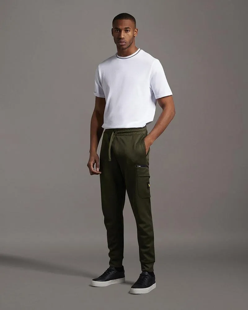 Lyle and Scott CASUALS Pocket Track Pants Trek Green-HALF PRICE!