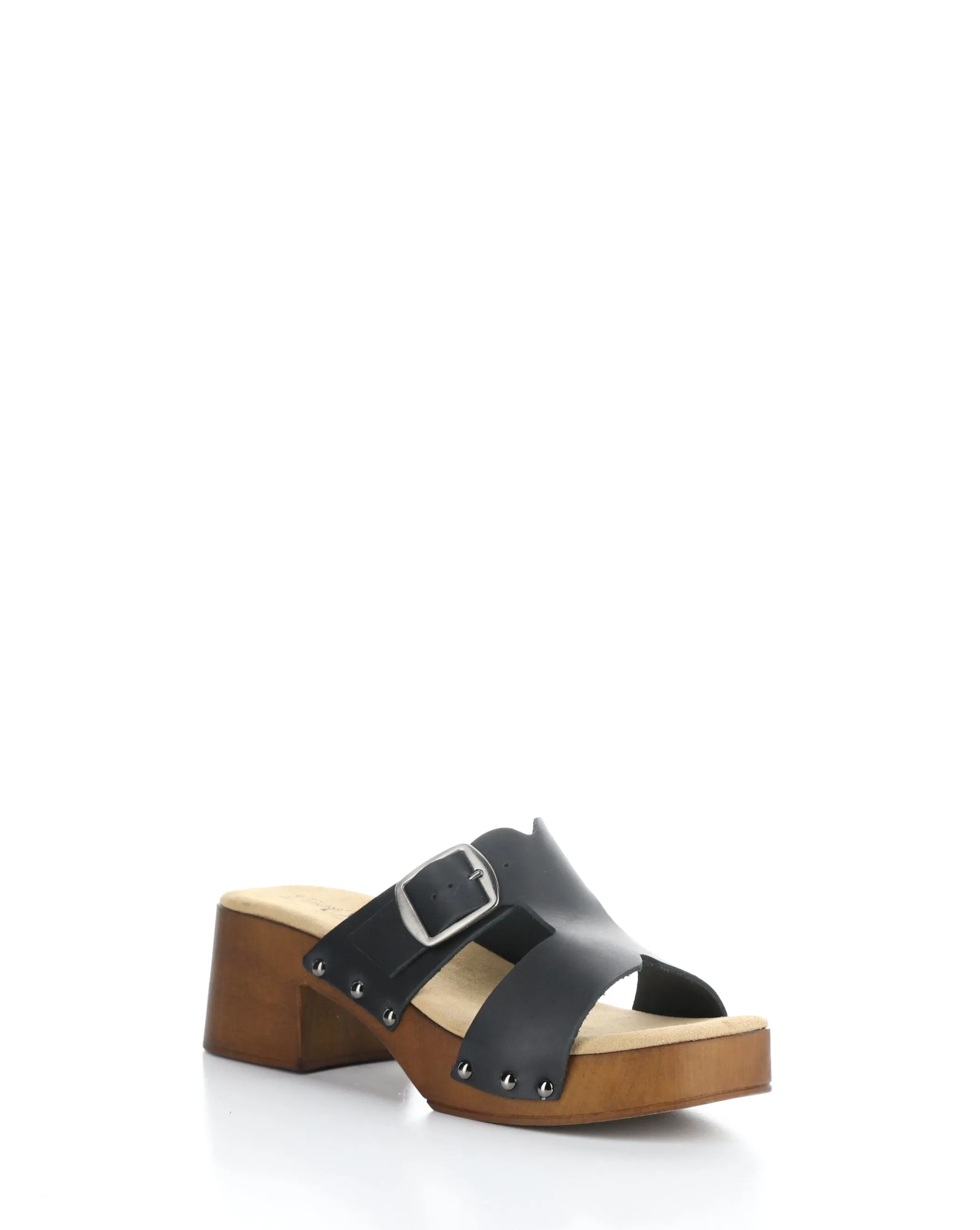 MARIS BLACK Slip-on Sandals