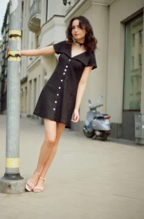 Martine Dress in Black